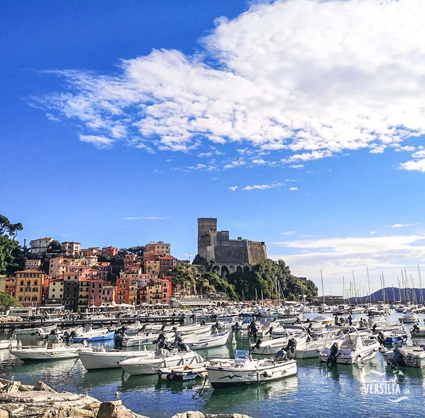 Lerici in Liguria can be easily reached by car or train starting from our apartments